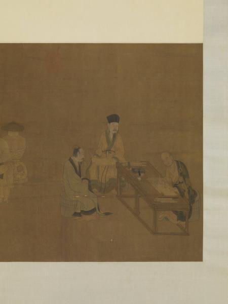 宋劉松年攆茶圖　軸