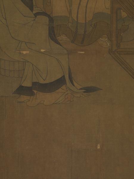 宋劉松年攆茶圖　軸