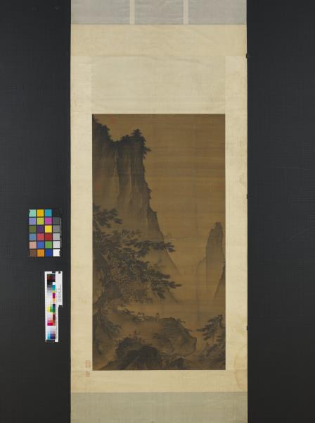 宋馬遠對月圖　軸