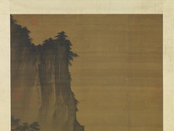 宋馬遠對月圖　軸