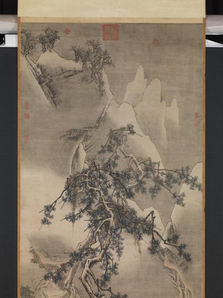 宋馬遠畫雪景　軸