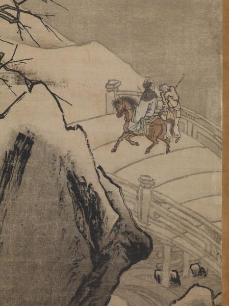 宋馬遠畫雪景　軸