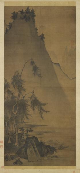 宋夏珪歸棹圖　軸