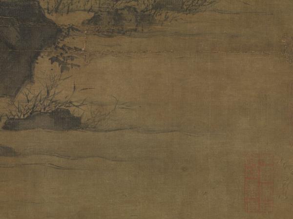 宋夏珪歸棹圖　軸