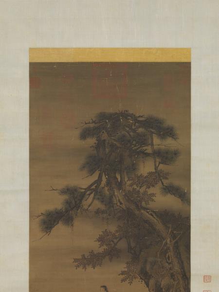 宋梁楷東籬高士圖　軸