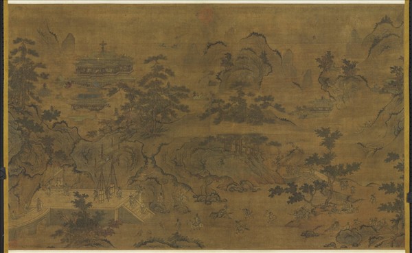 宋趙大亨蓬萊仙會　軸