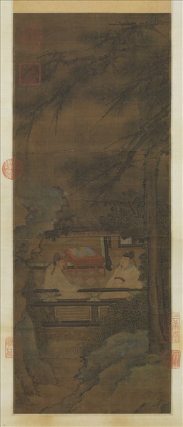 宋人松溪書屋　軸