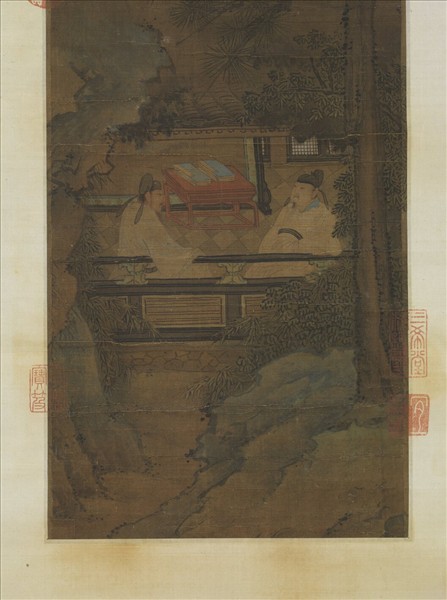 宋人松溪書屋　軸