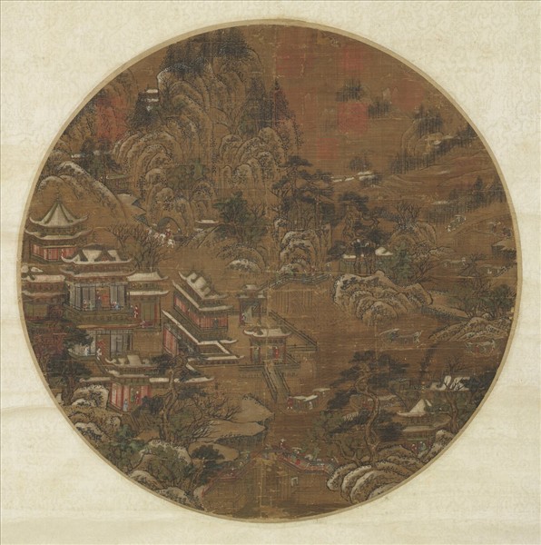 宋人上林瑞雪　軸