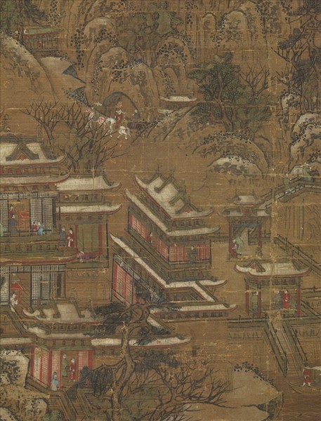 宋人上林瑞雪　軸