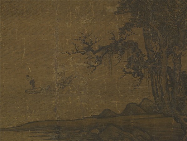 宋人清江漁隱　軸