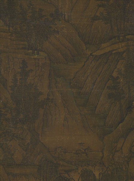 宋人清江漁隱　軸