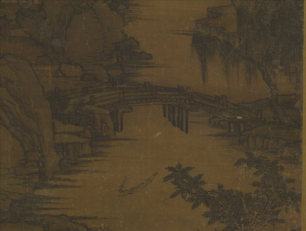 宋人清江漁隱　軸