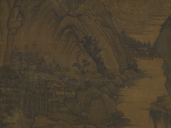 宋人清江漁隱　軸