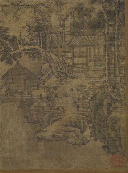 宋人畫山水　軸