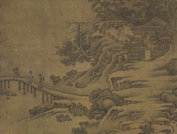 宋人畫山水　軸