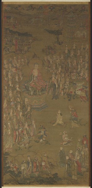 宋人長生法會圖　軸