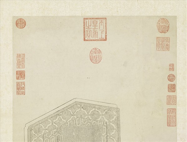 宋人白描大士像　軸