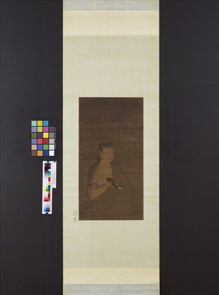 宋人畫文殊像　軸