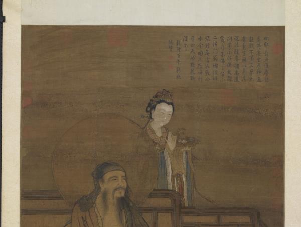 宋人維摩圖　軸