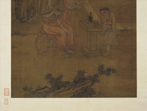 宋人貝經清課圖　軸