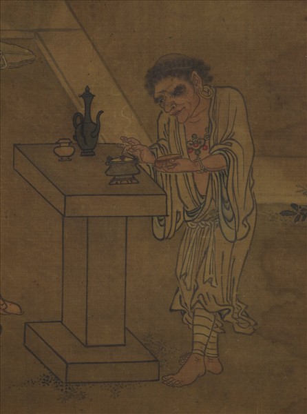 宋人貝經清課圖　軸