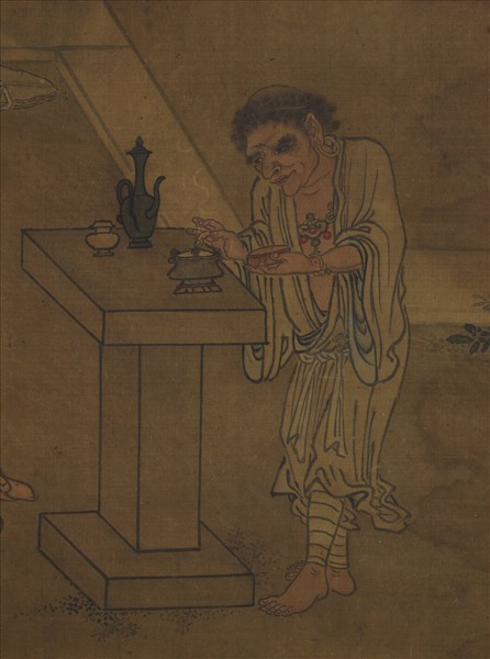 宋人貝經清課圖　軸