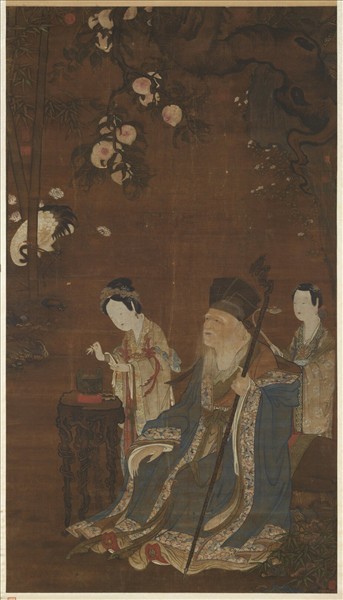 宋人畫果老仙蹤　軸