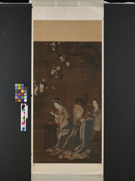 宋人畫果老仙蹤　軸