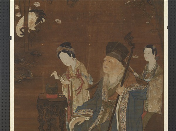 宋人畫果老仙蹤　軸