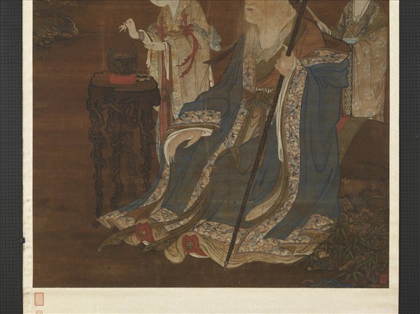 宋人畫果老仙蹤　軸