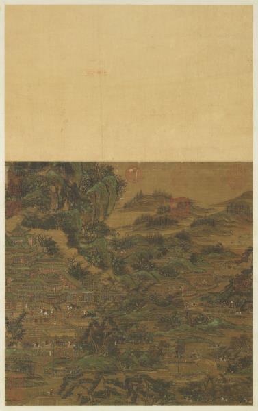 宋人畫杜甫麗人行　軸