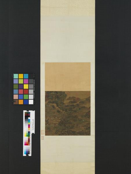 宋人畫杜甫麗人行　軸