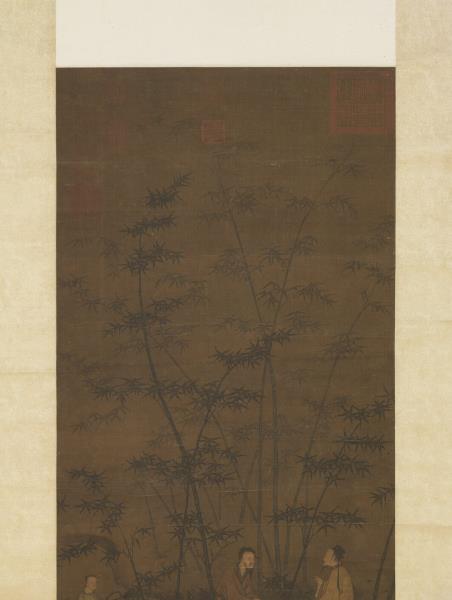 宋人竹林清話　軸