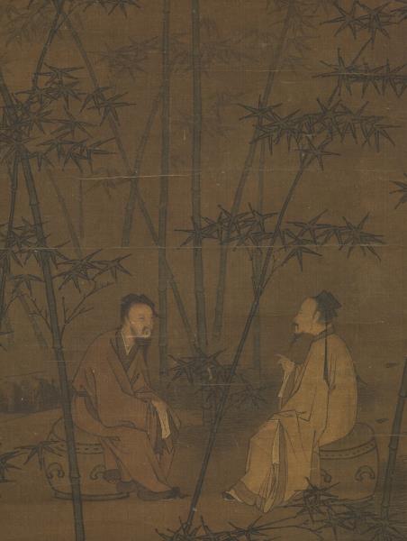 宋人竹林清話　軸