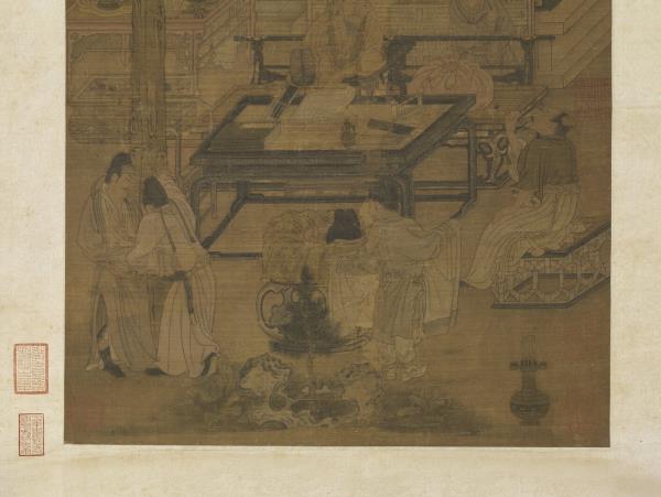 宋人梧陰清暇圖　軸