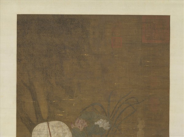 宋人宮沼納涼圖　軸