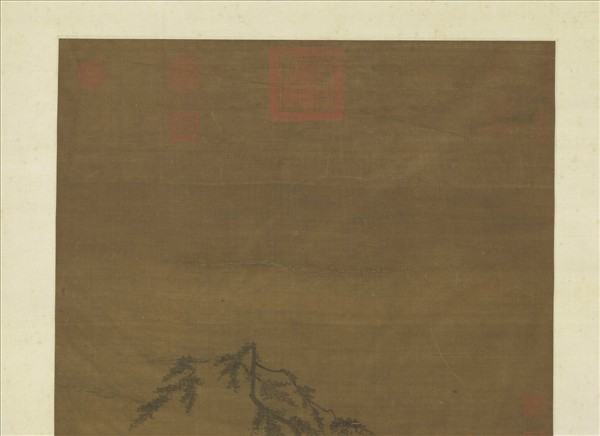 宋人觀梅圖　軸