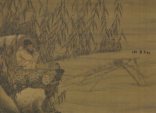 宋人漁父圖　軸