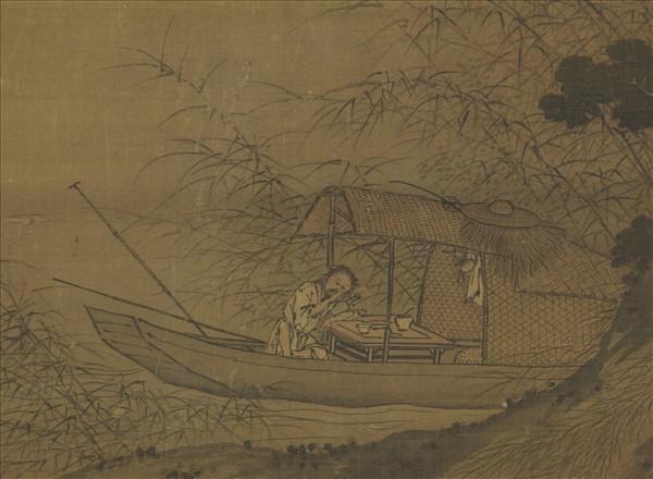 宋人漁樂圖　軸