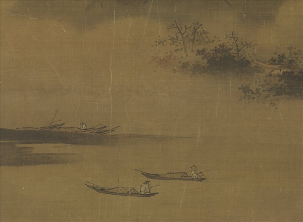 宋人漁樂圖　軸