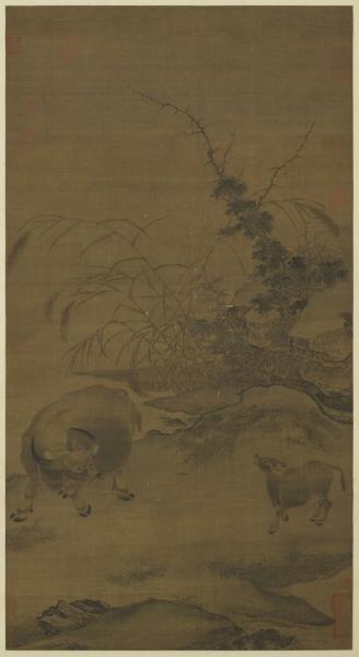 宋人平疇呼犢　軸