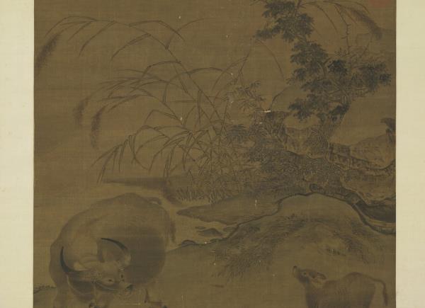 宋人平疇呼犢　軸