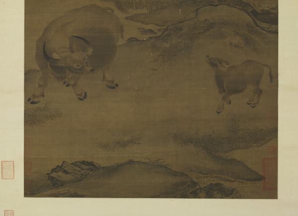 宋人平疇呼犢　軸