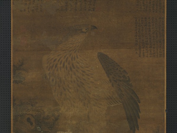 宋人畫鷹　軸