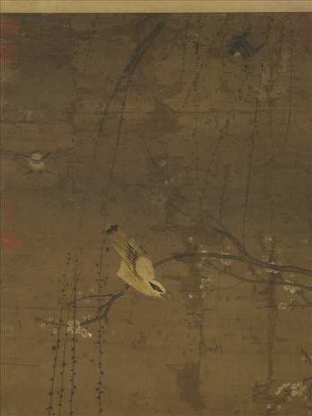 宋人浴鵝圖　軸