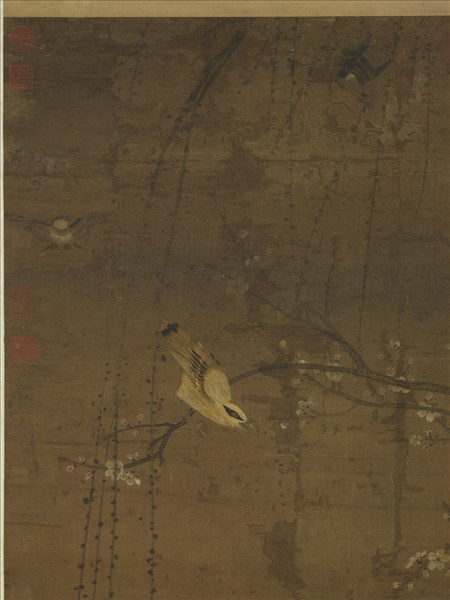 宋人浴鵝圖　軸