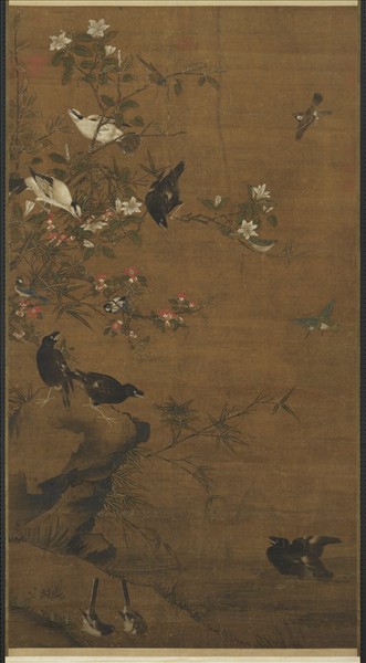 宋人畫花鳥　軸