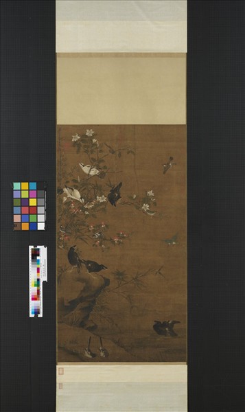 宋人畫花鳥　軸