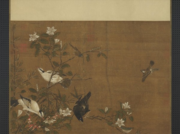 宋人畫花鳥　軸